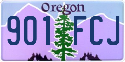 OR license plate 901FCJ