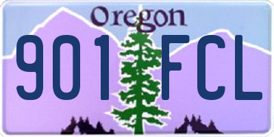 OR license plate 901FCL