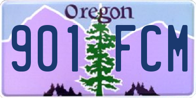 OR license plate 901FCM