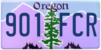 OR license plate 901FCR