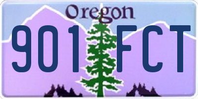 OR license plate 901FCT