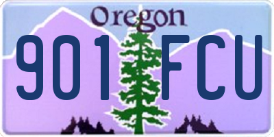OR license plate 901FCU