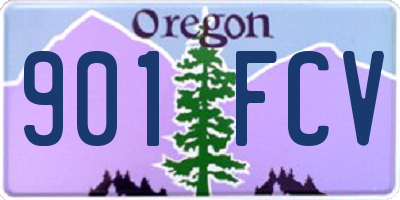OR license plate 901FCV