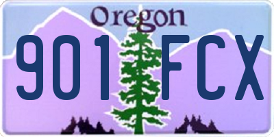 OR license plate 901FCX