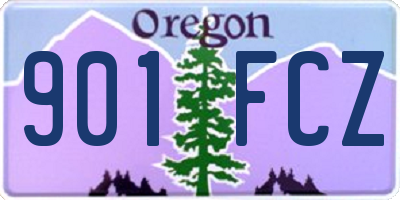 OR license plate 901FCZ