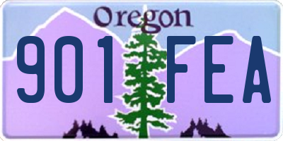 OR license plate 901FEA