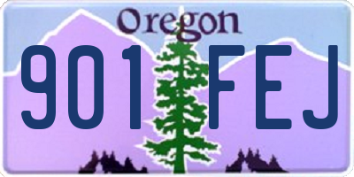 OR license plate 901FEJ