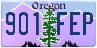 OR license plate 901FEP