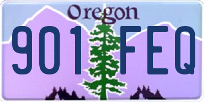 OR license plate 901FEQ