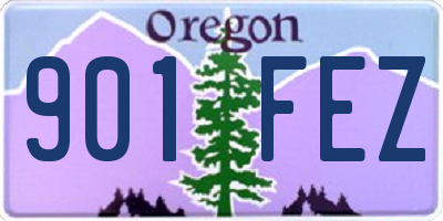 OR license plate 901FEZ