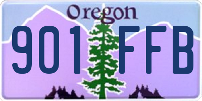 OR license plate 901FFB