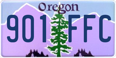 OR license plate 901FFC
