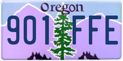 OR license plate 901FFE