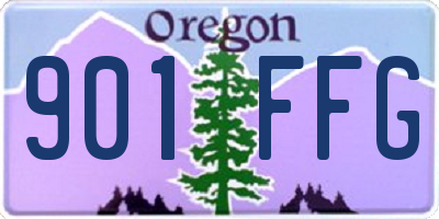 OR license plate 901FFG