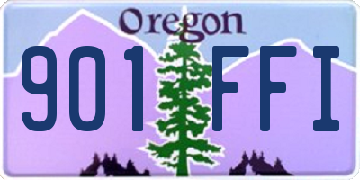 OR license plate 901FFI
