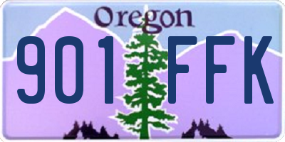 OR license plate 901FFK