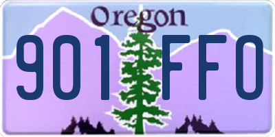OR license plate 901FFO