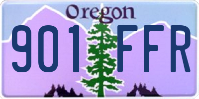 OR license plate 901FFR