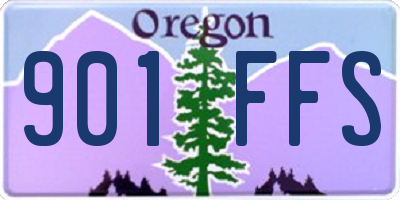 OR license plate 901FFS