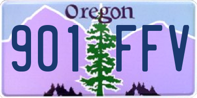 OR license plate 901FFV