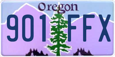 OR license plate 901FFX
