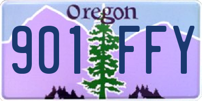 OR license plate 901FFY