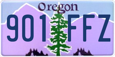 OR license plate 901FFZ