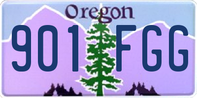 OR license plate 901FGG