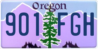OR license plate 901FGH
