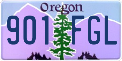 OR license plate 901FGL