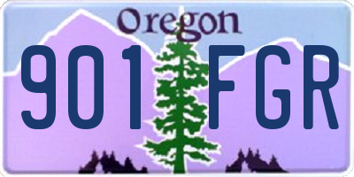 OR license plate 901FGR