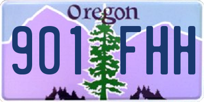 OR license plate 901FHH