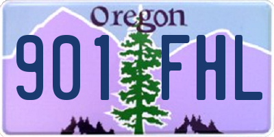 OR license plate 901FHL