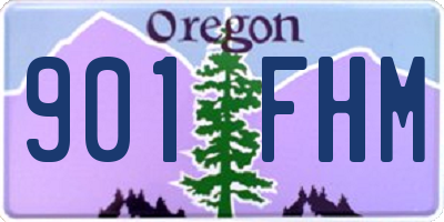 OR license plate 901FHM