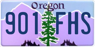 OR license plate 901FHS