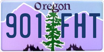OR license plate 901FHT