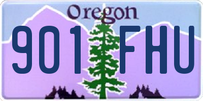 OR license plate 901FHU