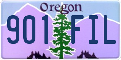 OR license plate 901FIL