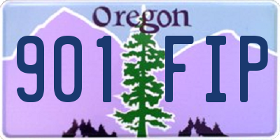 OR license plate 901FIP