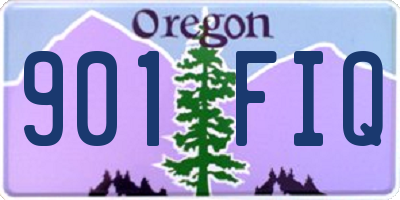 OR license plate 901FIQ