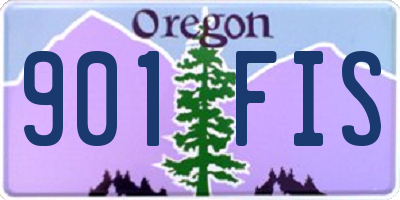 OR license plate 901FIS