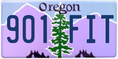 OR license plate 901FIT
