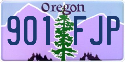OR license plate 901FJP