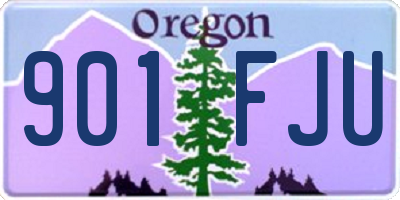 OR license plate 901FJU