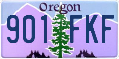 OR license plate 901FKF