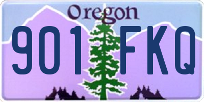 OR license plate 901FKQ