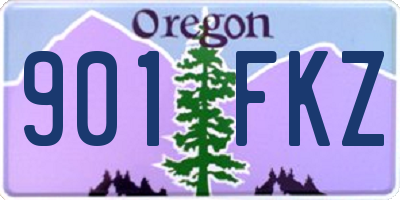 OR license plate 901FKZ