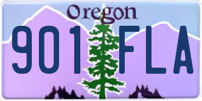 OR license plate 901FLA
