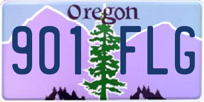 OR license plate 901FLG