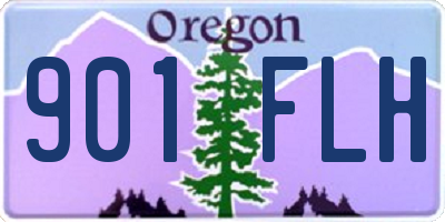 OR license plate 901FLH